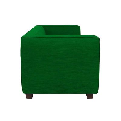 Sofá Namoradeira Amsterdam 1,40m Suede Verde - Inova Decorações