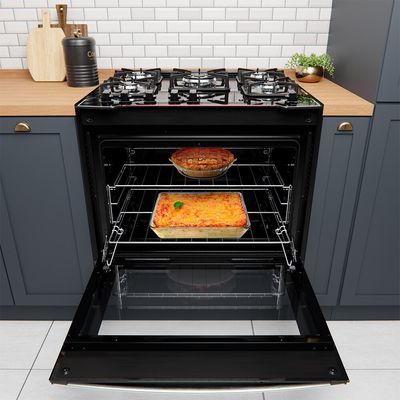 Fogão de Embutir 5 Bocas com Mesa de Vidro Diplomata Bivolt Dako Preto / Bivolt