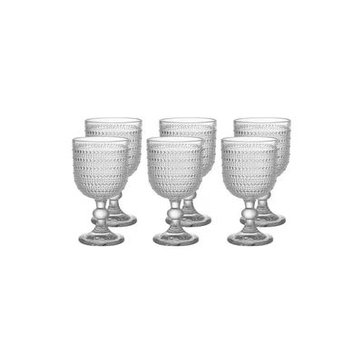 Conjunto de 6 Peças Tacas Haus Concept  Esfera 360ml Brinox Transparente