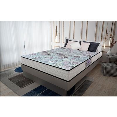 Colchão Casal de Espuma Gazin D23 Liso 138 x 188 Dream Branco