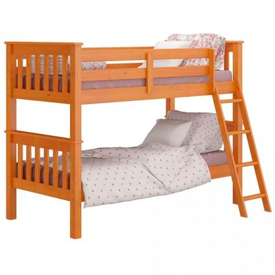 Cama Beliche Piratini com Escada Mel