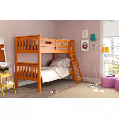 Cama Beliche Piratini com Escada Mel