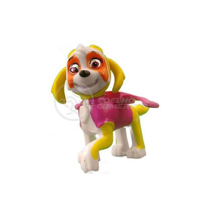 Kit 5 Bonecos Brinquedos Patrulha Canina Com 4 Skate 21