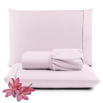Kit Jogo de Cama Lençol King Pratik 3 Peças com 4 Un. Cores 2 - 100% Poliéster