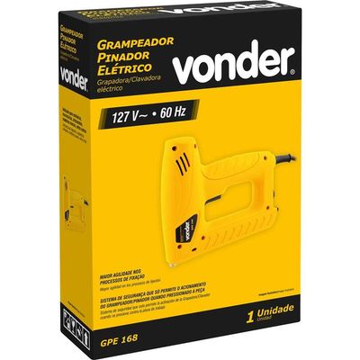 Grampeador / pinador elétrico GPE 168 127 V~ VONDER