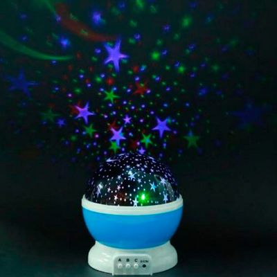Luminaria Projetor Estrela 360 Galaxy Star Master Cor:azul