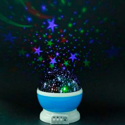 Luminaria Projetor Estrela 360 Galaxy Star Master Cor:azul