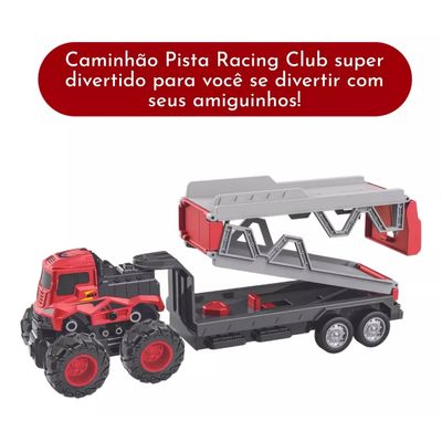 Caminhão Racing Club Pista Carrinhos E Lançador - ZoopToys