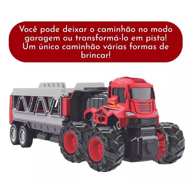 Caminhão Racing Club Pista Carrinhos E Lançador - ZoopToys