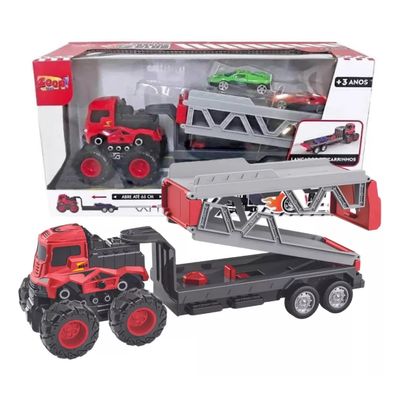 Caminhão Racing Club Pista Carrinhos E Lançador - ZoopToys