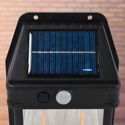 Luminária Solar LED com Sensor de Presença IP65 para Área Externa - Estilo Arandela Iluminação Decoração Led Solar