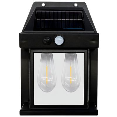 Luminária Solar LED com Sensor de Presença IP65 para Área Externa - Estilo Arandela Iluminação Decoração Led Solar
