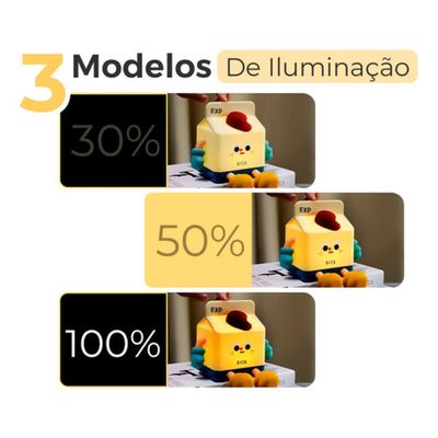 Luminária Noturna Caixa De Leite