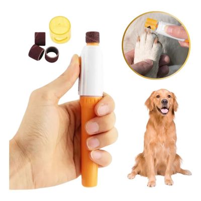 Lixa Lixadeira Elétrica Cortador De Unha Cães E Gatos Pilha