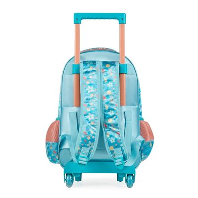 Mochila de Rodinha Infantil Feminina Moana Azul U / Azul