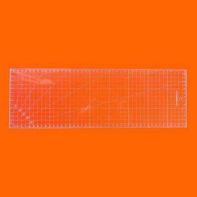 Régua Patchwork 15x45cm Cristal