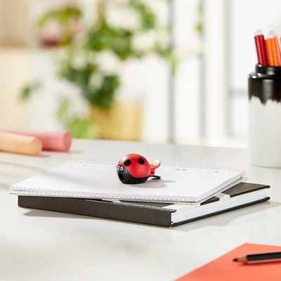 Apontador Maped Croc Easy Joaninha Vermelho E Preto