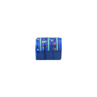 Estojo Escolar Masculino Chase 3 Compartimentos Azul Escuro U / Azul escuro