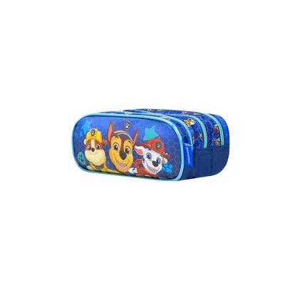 Estojo Escolar Masculino Chase 3 Compartimentos Azul Escuro U / Azul escuro