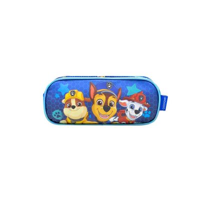 Estojo Escolar Masculino Chase 3 Compartimentos Azul Escuro U / Azul escuro