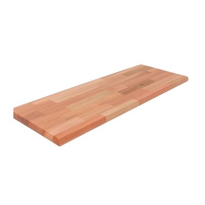 Prateleira Painel De Madeira Natural Eucalipto 1,8X40X120 In