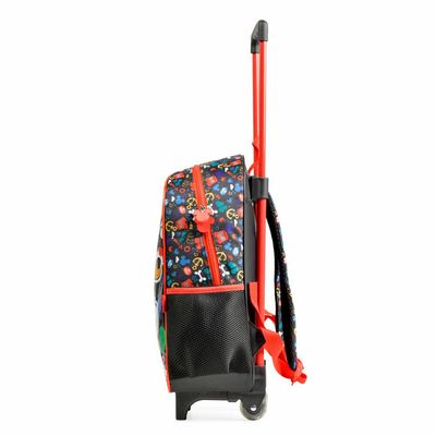 Mochila de Rodinha Infantil Mickey Preto U / Preto