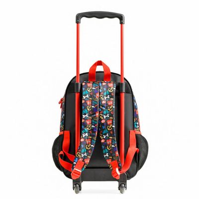 Mochila de Rodinha Infantil Mickey Preto U / Preto