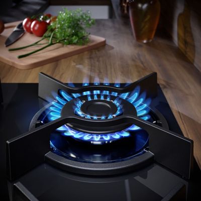 Cooktop 4 Bocas a Gás Electrolux Mesa Vidro Experience Tripla Chama e Grade de Ferro (KE4GC) Bivolt