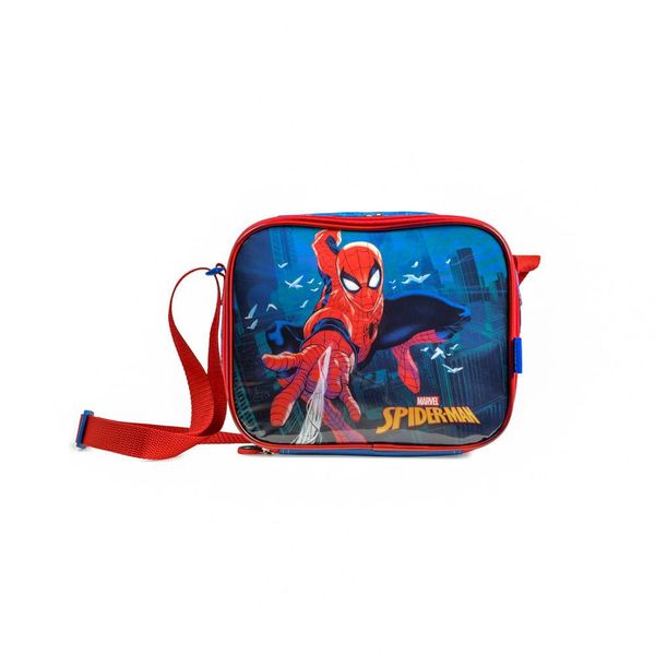 Lancheira Térmica Infantil Masculina Homem Aranha Azul U / Azul escuro