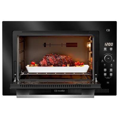 Forno Elétrico De Embutir Digital Mueller 50 Litros Preto MFE50L 110V