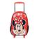 Mochila de Rodinha Infantil Feminina Minnie Vermelha U / Vermelho