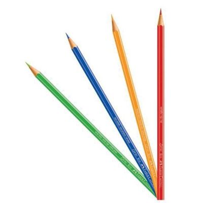 Lápis De Cor Triangular 24 Cores - Faber Castell -