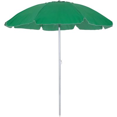Guarda-Sol Articulado 2,00m em Bagum e Alumínio Verde Bandeira Bel 2,00m