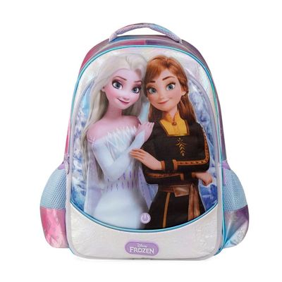Mochila Escolar Feminina Infantil Frozen Azul Claro U / Azul claro