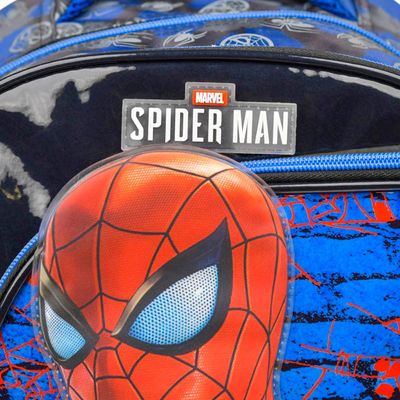 Mochila Escolar Homem Aranha Azul Escuro U / Azul escuro