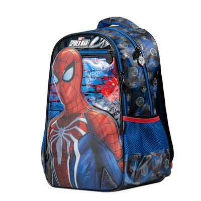 Mochila Escolar Homem Aranha Azul Escuro U / Azul escuro