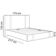 Cama Queen Flutuante Com Cabeceira 160cm Astra S04 Couríssimo Preto - Lyam Decor