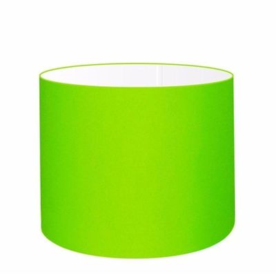 Cúpula Abajur Cilíndrica Cp-7019 ø40x30cm Verde Limão