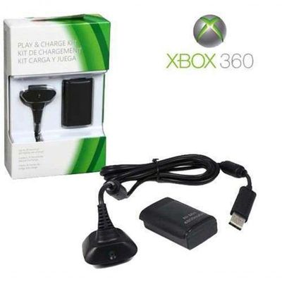 Bateria Recarregável Console Box 360 Com Cabo