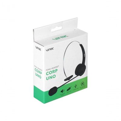 Fone De Ouvido Headset Corp Uno Usb - Vk400