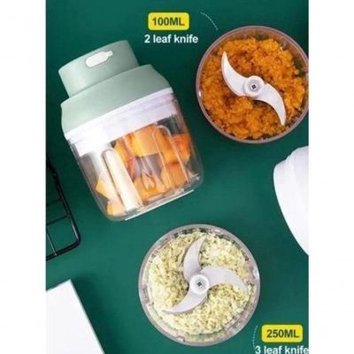 Mini Triturador Eletrico Alimentos Processador Portátil