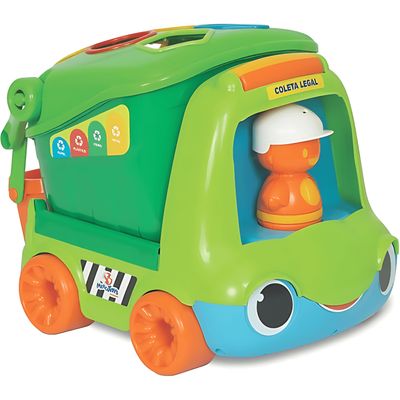 Carrinho Truckids Coleta Legal - MercoToys