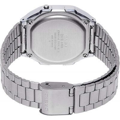 Relógio Casio Masculino Ref:A168wa-1wdf Vintage Prateado