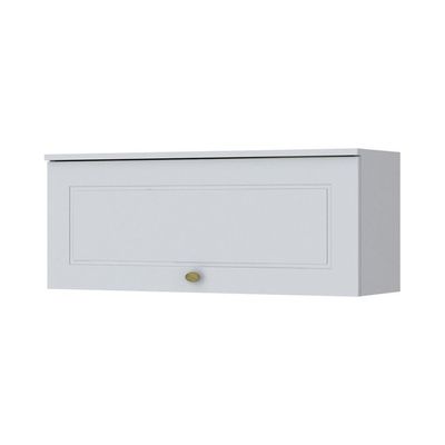 Armário Aéreo 1 Porta Basculante 80 cm Americana C354 Henn Branco