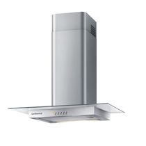 Coifa de Parede Continental 60cm Inox Glass - CC6VX