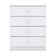 Cômoda Henn Labirinto 4 Gavetas Branco