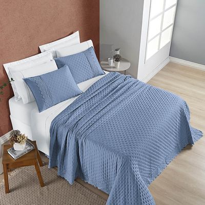Cobre Leito Queen Divino Lese 3 Peças Dupla Face - Sereniity