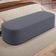 Puff Decorativo Orgânico Para Living Quarto 160cm Doha W01 Suede Cinza - Lyam Decor