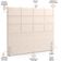 Cabeceira Cama Box Queen 160 cm Roma W01 Suede Bege - Lyam