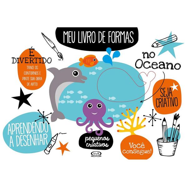 Livro Meu Livro de Formas - No Oceano - VR Editora